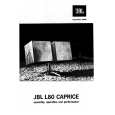 JBL L80CAPRICE Manual de Usuario
