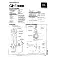 JBL GHE1000 Manual de Servicio